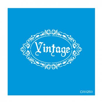 Stencil CR Laser Arabesco Vintage - 14x14
