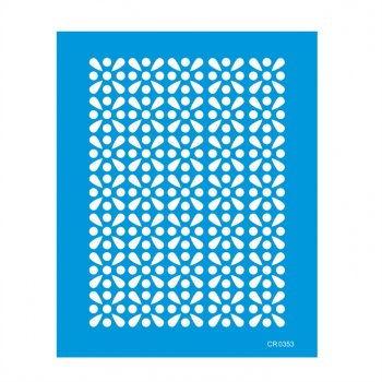 Stencil CR Laser Vitral 01 - 20x25