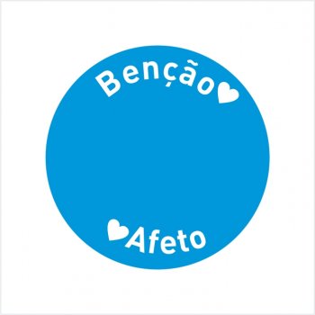 Stencil CR Laser para Descanso de Copo Benção e Afeto