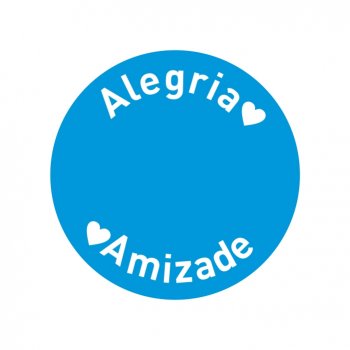 Stencil CR Laser para Descanso de Copo Alegria e Amizade