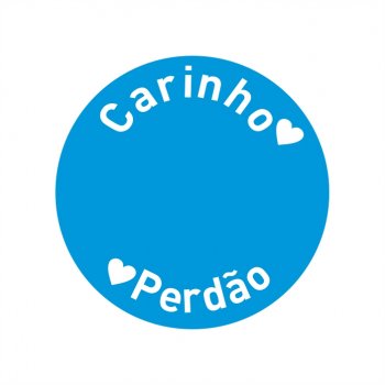 Stencil CR Laser para Descanso de Copo Carinho e Perdão