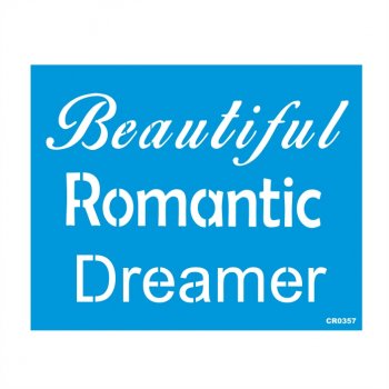 Stencil CR Laser Romantic - 20x25