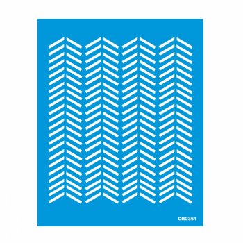 Stencil CR Laser Listras 01 - 20x25