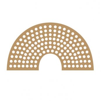 Base Arco-Iris para Croche em MDF