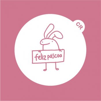 Stencil CR Laser Bento Cake para Biscoito Páscoa 05