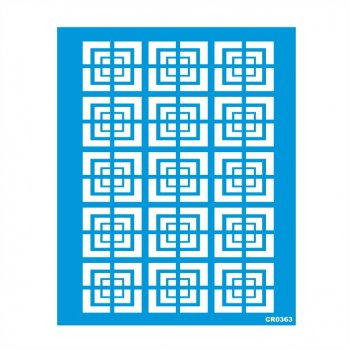 Stencil CR Laser Quadrado - 20x25