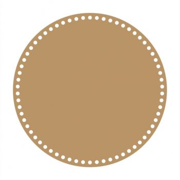 Base Redonda para Crochê em MDF - 28 cm