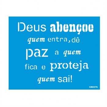 Stencil CR Laser Proteção - 20x25