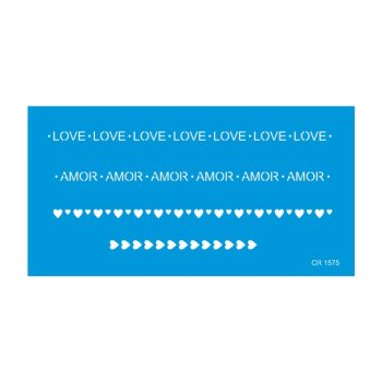 Stencil CR Laser  Decorativo 01 - 13x25