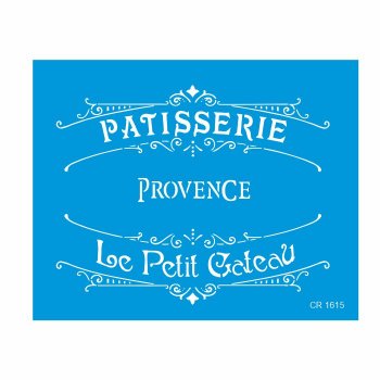 Stencil Petit Gateau - 20x25