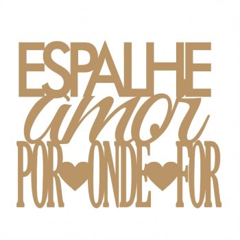 Frase - Espalhe Amor