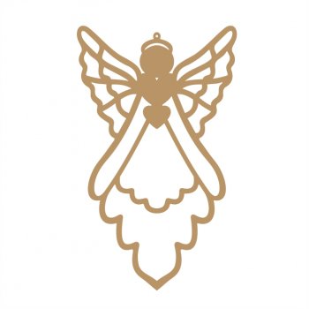 Anjo Coração Vazado