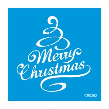 Stencil CR Laser Merry Christmas 09 - (P-M-G)