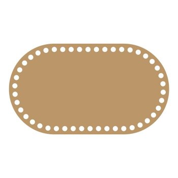 Base Porta Papel Higiênico para Crochê em MDF - 13 cm x 23 cm
