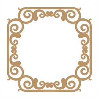 Moldura Arabesco Quadrada