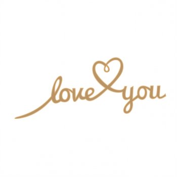Aplique Love You