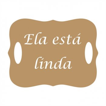 Placa Casamento com Alça Nº 1