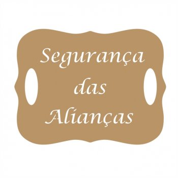 Placa Casamento com Alça Nº 3