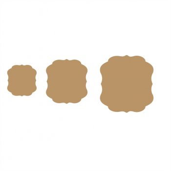 Kit com 9 Plaquinhas