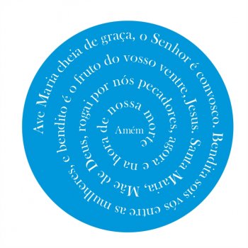 Stencil CR Laser Mandala Ave Maria - 30 cm