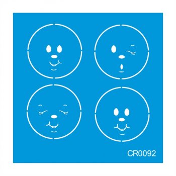 Stencil CR Laser Rostinho Mini Ginger - 10x10