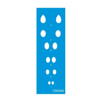 Stencil CR Laser Olhinho - 5x15