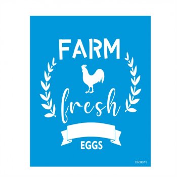 Stencil CR Laser Country Farmhouse Nº 2 - 20x25