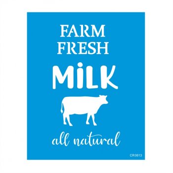 Stencil CR Laser Country Farmhouse Nº 4 - 20x25