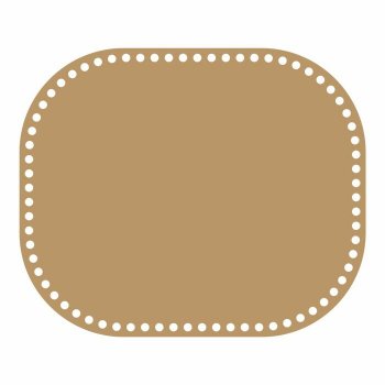 Base Bolsa para Crochê em MDF - 25 cm x 30 cm