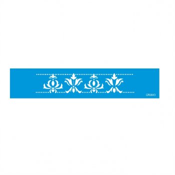 Stencil CR Laser Barrado Nº 2 - 6x20