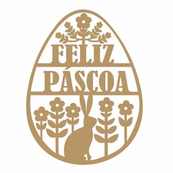 Ovo Coelho Feliz Páscoa