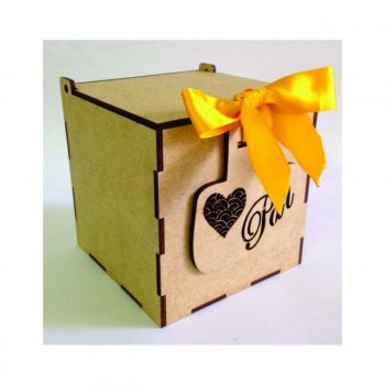Caixa para Caneca com Tag Pai