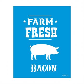 Stencil CR Laser Farmhouse Nº 6 - 20x25