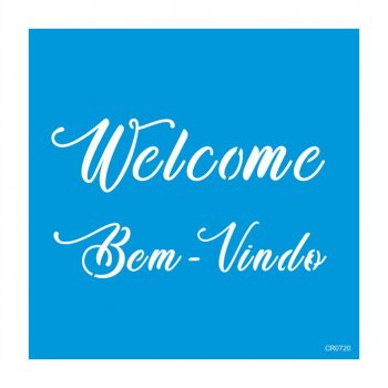 Stencil CR Laser Welcome (P-M-G)