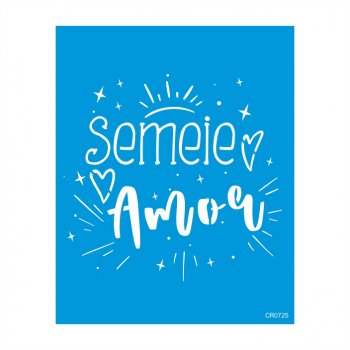 Stencil CR Laser Semeie Amor - 20x25