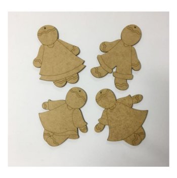Kit com 4 Mini Ginger
