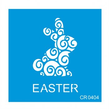 Stencil CR Laser Coelho Easter - (P-M-G)