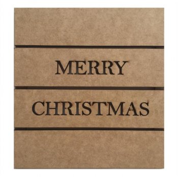 Placa Decorativa de Natal