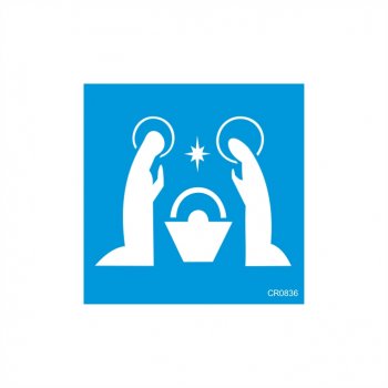 Stencil CR Laser Família Sagrada - (P-M-G)