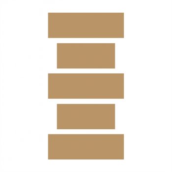 Kit com 5 Placas Nesta Casa em MDF
