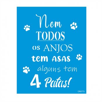 Stencil CR Laser  4 Patas - 20x25