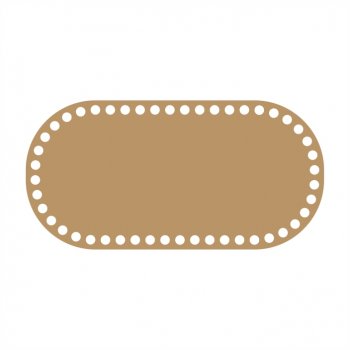 Base Porta Papel Higiênico para Crochê em MDF - 12,5 cm x 25cm